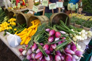 Indiana's Green Acres Farm stand at Green City Market in Chicago