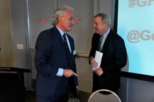 Sen. Durbin and Jim Slama at Good Food Festival & Conference