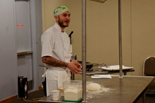 Greg Wade baking Master Class at Good Food Festival