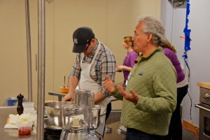 Rob Levitt and Jim Slama at the Good Food Festival