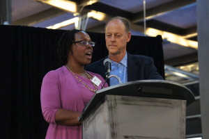 Anika Grose of Detroit's Eastern Market and Walter Robb of Whole Foods Market