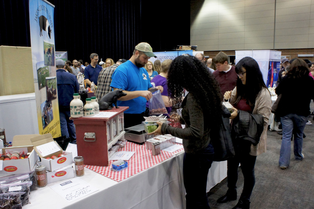 Jake's Country Meats, a sustainable pork producer in Cassopolis, Michigan that sells at Chicago-area farmers markets and other locations, was an exhibitor-vendor at the Good Food Festival.