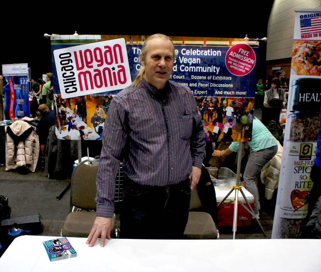 John Beske, who has a long association with the Good Food Festival and with FamilyFarmed, is an advocate of a vegan diet and produces the annual Chicago Vegan Mania event.