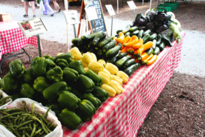 Summer vegetables at the Smits Farm stand at Green City Market. Photo: Bob Benenson/FamilyFarmed