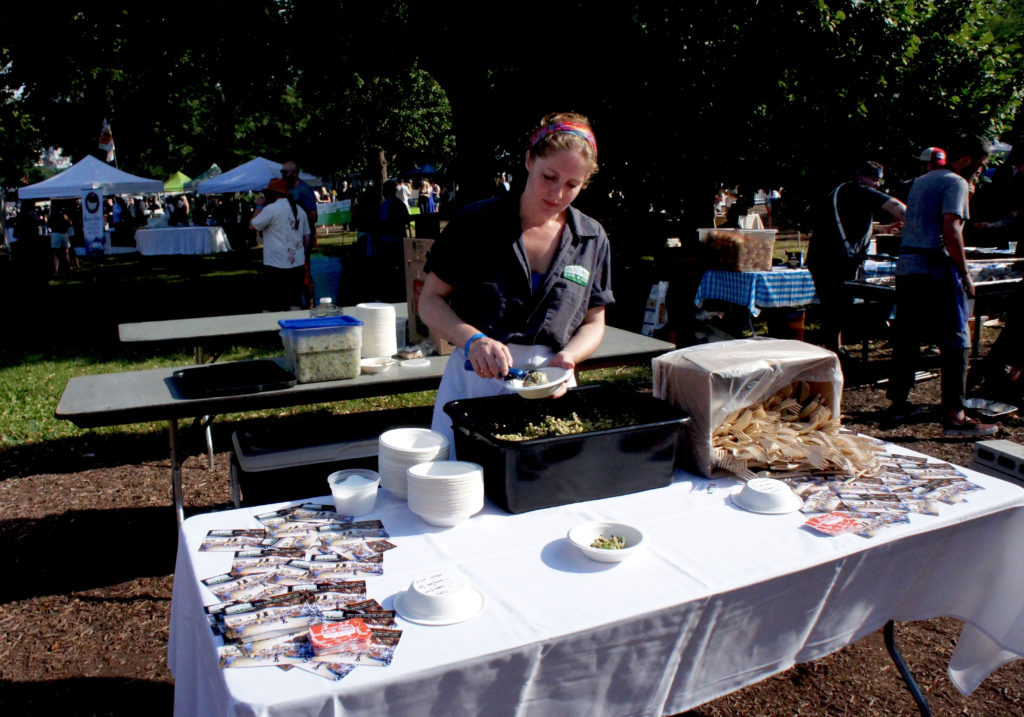 Abra Berens at Green City Market Chef BBQ