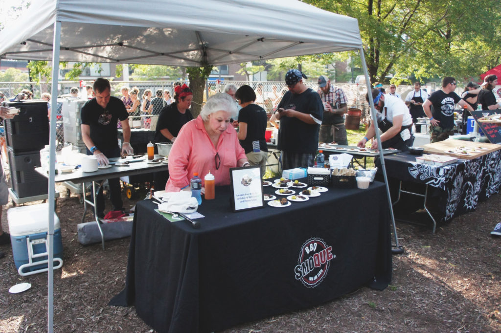 Ina Pinckney at Green City Market Chef BBQ