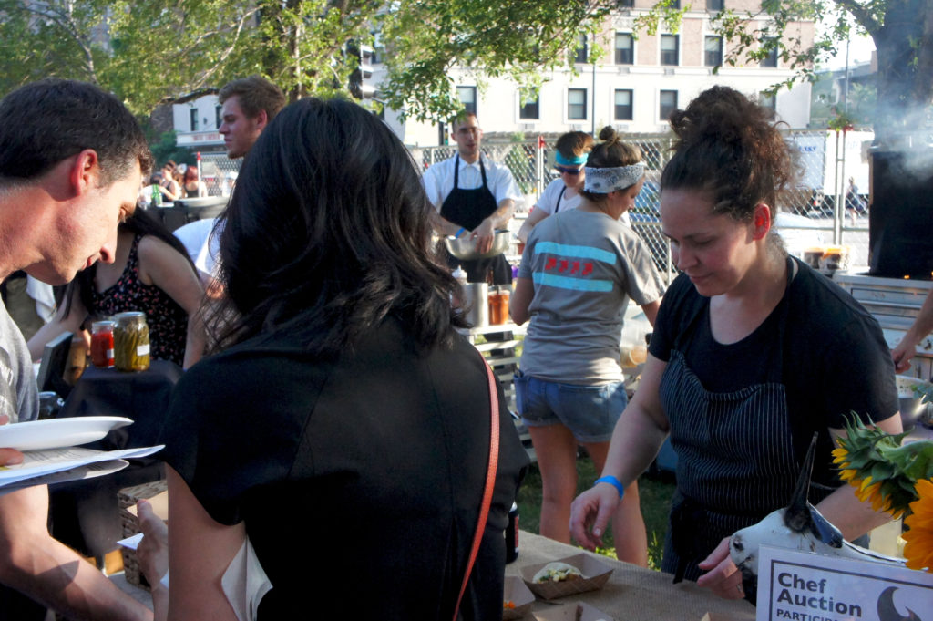 Stephanie Izard at Green City Market Chef BBQ